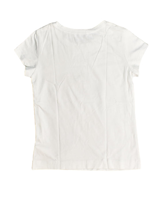 A White T Shirts from Monnalisa in size 8Y for girl. (Back View)