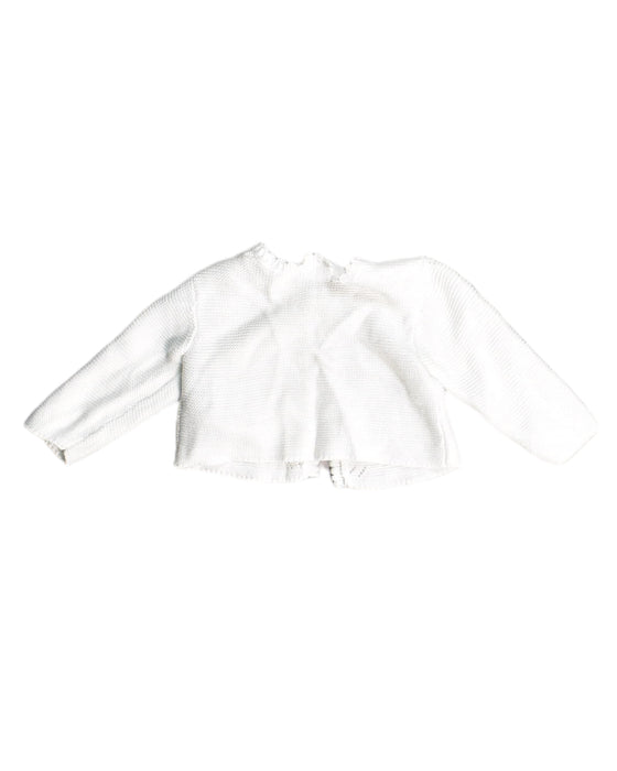 A White Cardigans from Mayoral in size Newborn for girl. (Back View)