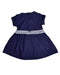 A Navy Short Sleeve Dresses from Ralph Lauren in size 3-6M for girl. (Back View)