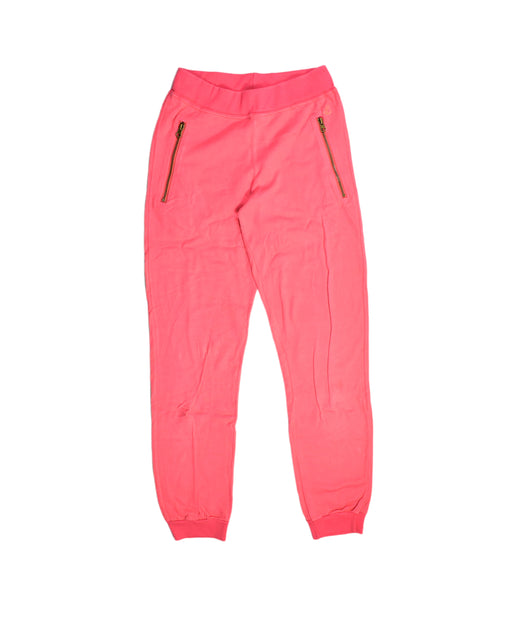 A Orange Sweatpants from Petit Bateau in size 10Y for girl. (Front View)