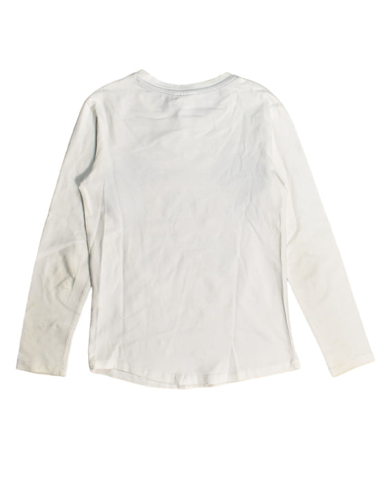 A White Long Sleeve Tops from So Twee by Miss Grant in size 7Y for girl. (Back View)