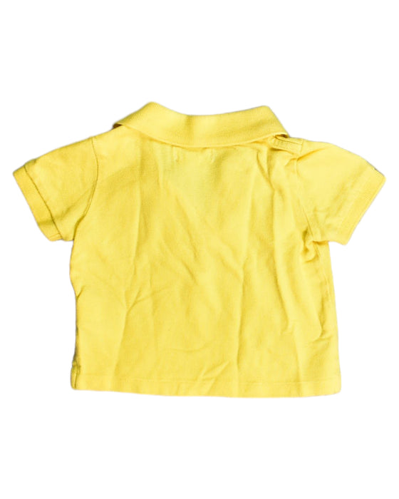 A Yellow Short Sleeve Polos from Ralph Lauren in size 3-6M for boy. (Back View)