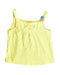 A Yellow Sleeveless Tops from DPAM in size 18-24M for girl. (Front View)
