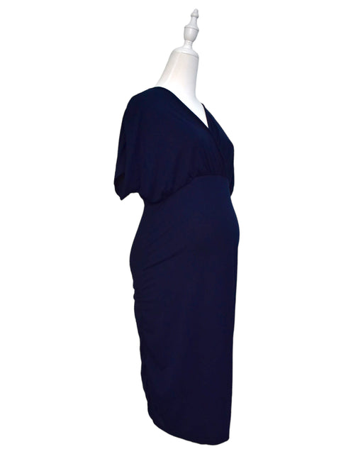 A Blue Short Sleeve Dresses from Mamalicious in size S for maternity. (Front View)