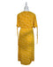 A Yellow Short Sleeve Dresses from Mamalicious in size S for maternity. (Back View)