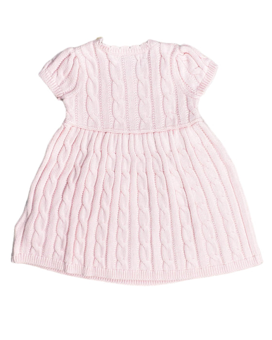 A Pink Short Sleeve Dresses from Ralph Lauren in size 3-6M for girl. (Back View)