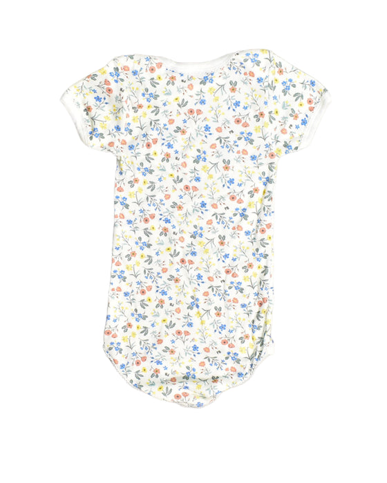 A White Bodysuits from Petit Bateau in size 3T for girl. (Back View)