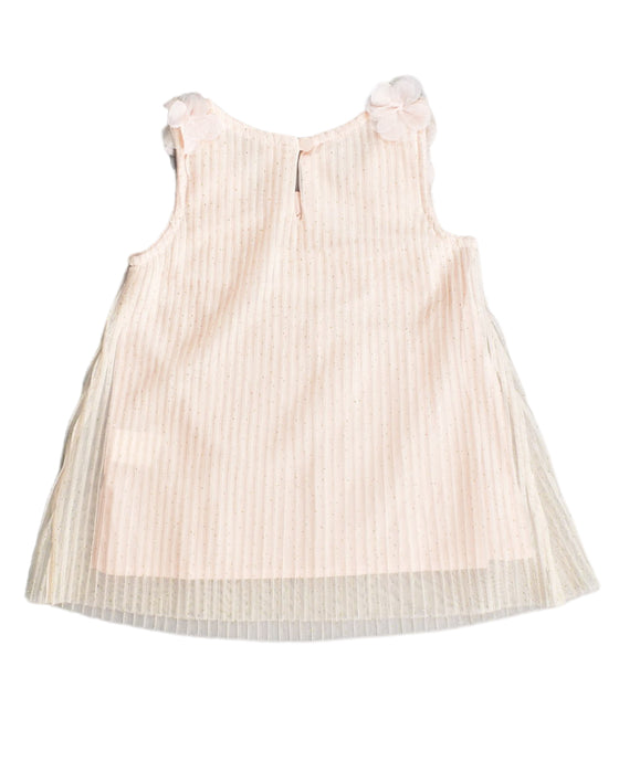A Pink Sleeveless Tops from Gingersnaps in size 6-12M for girl. (Back View)