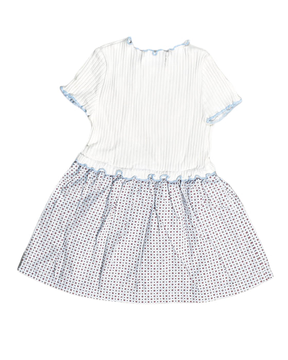 A White Short Sleeve Dresses from Gingersnaps in size 18-24M for girl. (Back View)