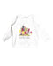 A White Sweatshirts from Chateau de Sable in size 6T for neutral. (Front View)