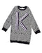 A Black Long Sleeve Dresses from Kenzo in size 6T for girl. (Front View)