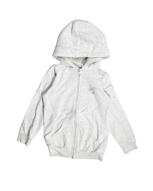 A Grey Hoodie from Armani in size 6T for boy. (Front View)