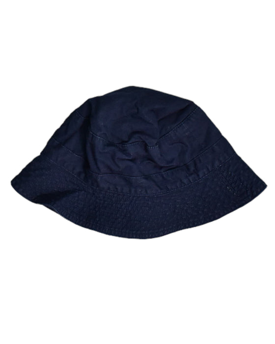 A Navy Sun Hats from Petit Bateau in size 12-18M for neutral. (Back View)