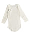 A White Bodysuits from Petit Bateau in size 12-18M for neutral. (Back View)