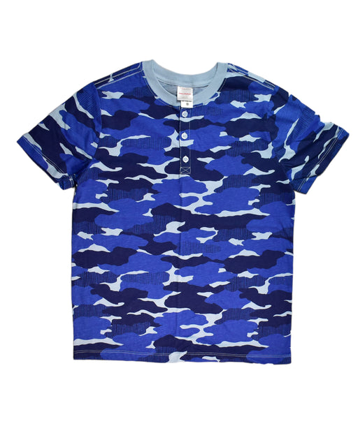 A Blue Short Sleeve Tops from Hanna Andersson in size 12Y for boy. (Front View)