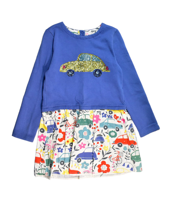 A Blue Long Sleeve Dresses from Boden in size 8Y for girl. (Front View)