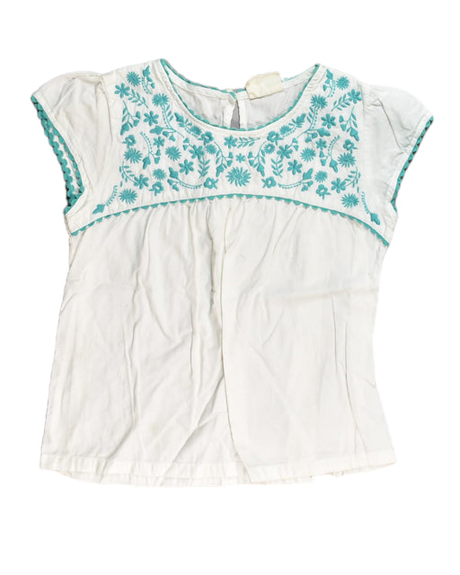 A White Short Sleeve Tops from Boden in size 8Y for girl. (Front View)