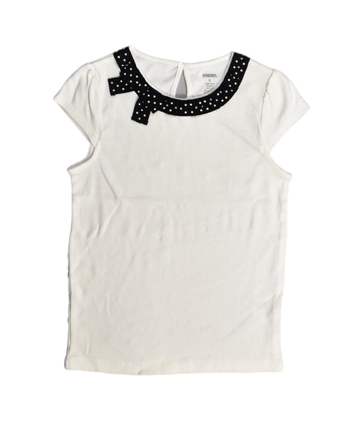 A White Sleeveless Tops from Gymboree in size 8Y for girl. (Front View)