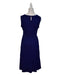 A Blue Sleeveless Dresses from Ripe in size S for maternity. (Back View)