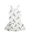A White Sleeveless Dresses from Milk & Masuki in size 7Y for girl. (Front View)