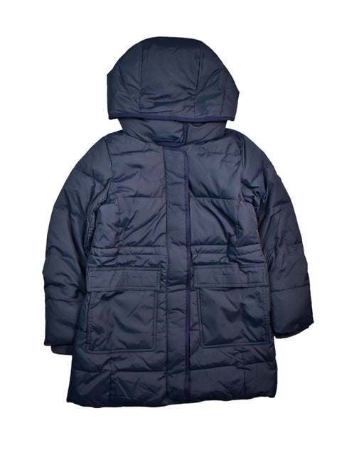 A Black Coats from Crewcuts in size 10Y for boy. (Front View)