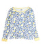 A White Pyjama Sets from Petit Bateau in size 6T for girl. (Front View)