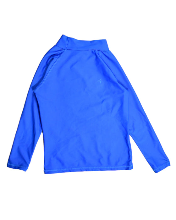 A Blue Rash Guards from Seed in size 4T for boy. (Back View)