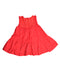 A Red Sleeveless Dresses from Chateau de Sable in size 6-12M for girl. (Back View)