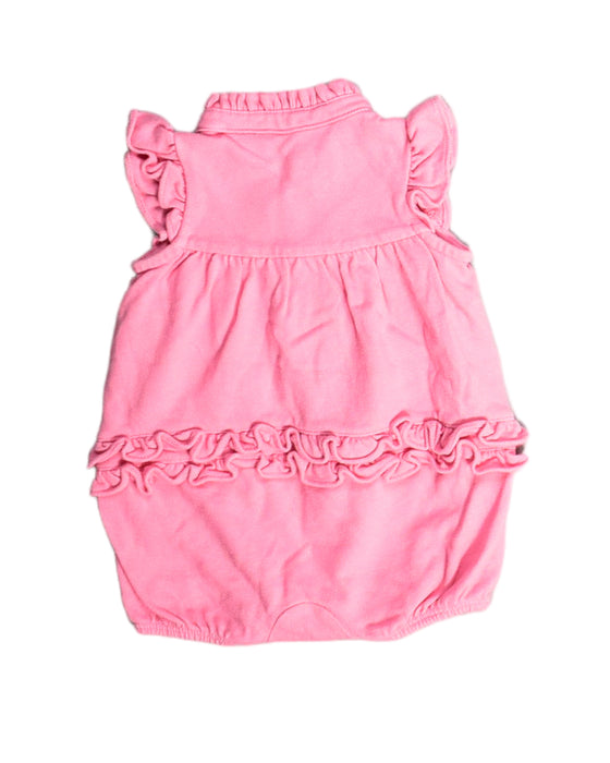A Pink Rompers from Ralph Lauren in size 0-3M for girl. (Back View)