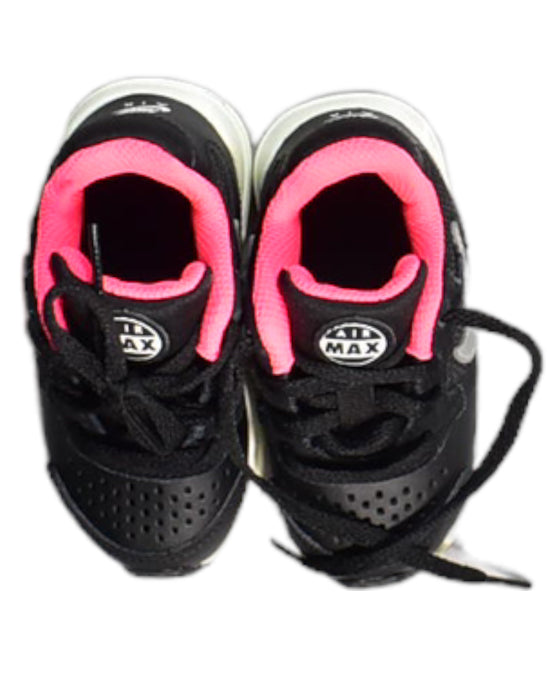 A Black Sneakers from Nike in size 12-18M for girl. (Back View)