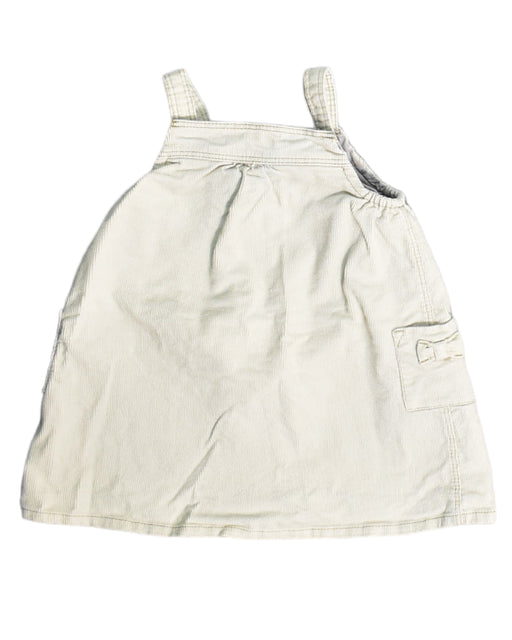 A White Sleeveless Dresses from Petit Bateau in size 6-12M for girl. (Front View)
