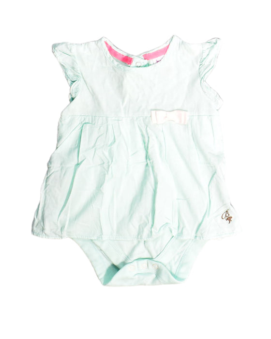 A Green Bodysuits from Baker by Ted Baker in size 6-12M for girl. (Front View)