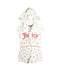 A White Rompers from Juicy Couture in size 4T for girl. (Front View)