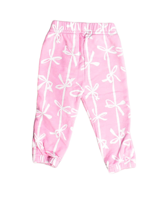 A Pink Casual Pants from The Beaufort Bonnet Company in size 3-6M for girl. (Back View)