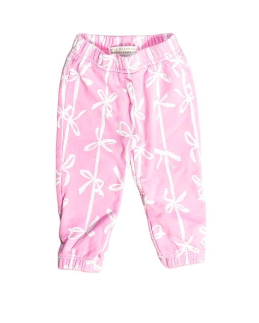 A Pink Casual Pants from The Beaufort Bonnet Company in size 3-6M for girl. (Front View)