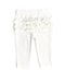 A White Casual Pants from Cat & Jack in size 0-3M for girl. (Back View)