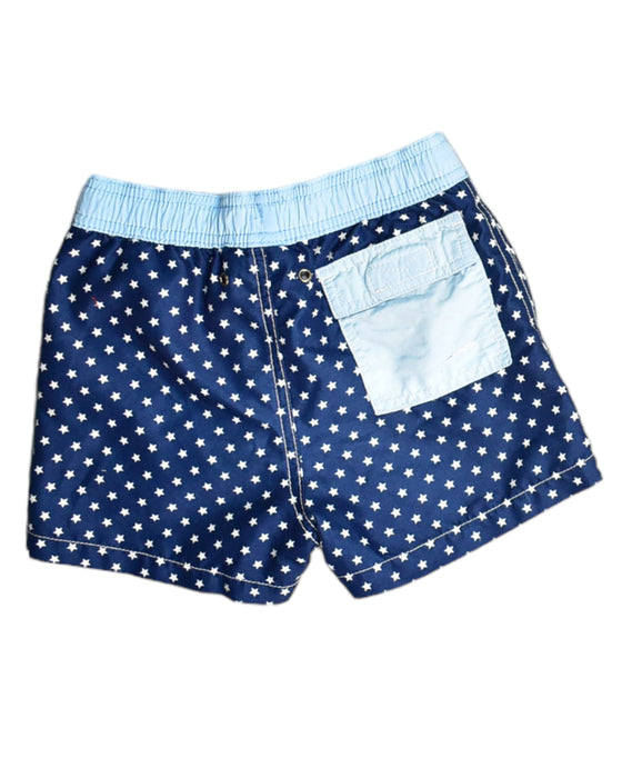 A Blue Swim Shorts from Platypus in size 4T for girl. (Back View)