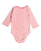 A Red Bodysuits from Boden in size 0-3M for girl. (Back View)