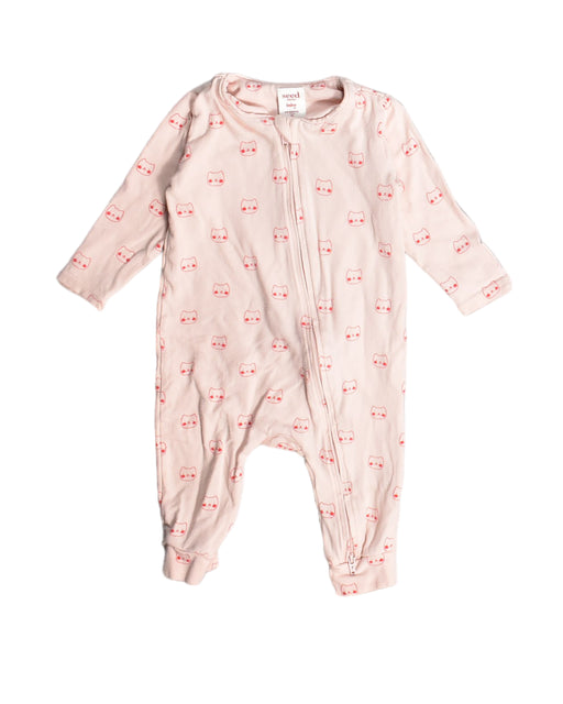 A Pink Onesies from Seed in size 3-6M for girl. (Front View)