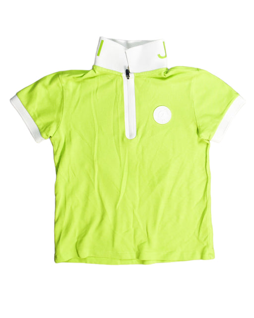 A Green Short Sleeve Polos from Jacadi in size 8Y for boy. (Front View)