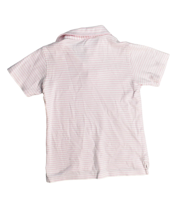 A Pink Short Sleeve Polos from The Beaufort Bonnet Company in size 5T for boy. (Back View)