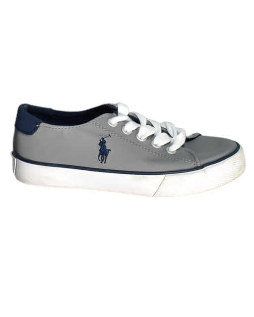 A Grey Sneakers from Polo Ralph Lauren in size 5T for boy. (Front View)