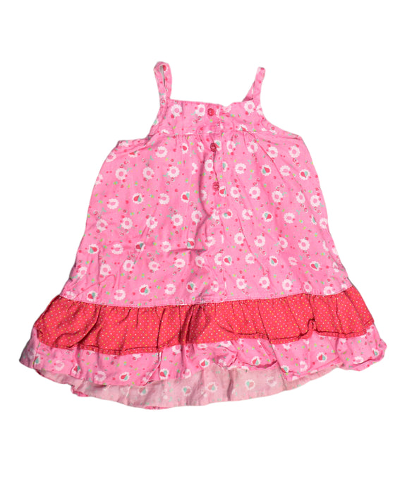 A Pink Sleeveless Dresses from Orchestra in size 12-18M for girl. (Back View)