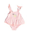 A Pink Swimsuits from Sergent Major in size 6-12M for girl. (Front View)