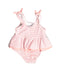 A Pink Swimsuits from Sergent Major in size 6-12M for girl. (Back View)