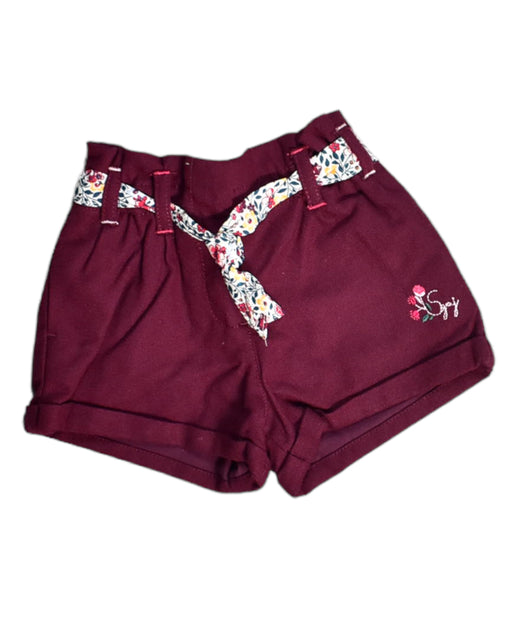 A Burgundy Shorts from Sergent Major in size 2T for girl. (Front View)