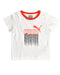 A White Short Sleeve Tops from Puma in size 6-12M for boy. (Front View)