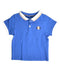 A Blue Short Sleeve Polos from Obaibi - Okaidi in size 6-12M for boy. (Front View)