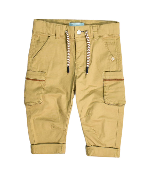 A Yellow Casual Pants from Obaibi - Okaidi in size 6-12M for boy. (Front View)