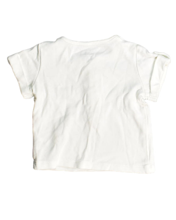 A White Short Sleeve Tops from Mamas & Papas in size 3-6M for boy. (Back View)